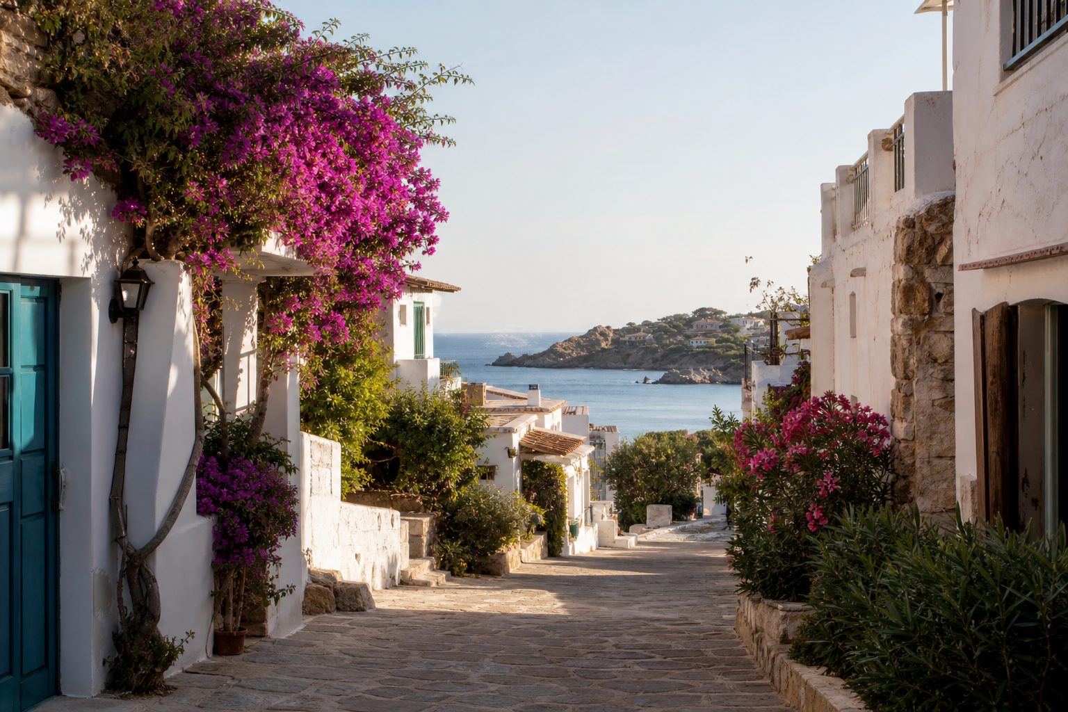 Village côtier pittoresque en Sardaigne